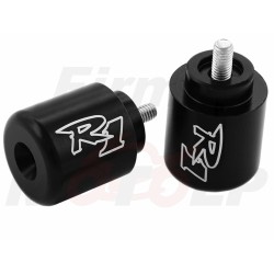 KOŃCÓWKI ZAKOŃCZENIA KIEROWNICY CIĘŻARKI CZARNE YAMAHA YZF 1000 R1 roczniki 1998-2008