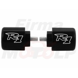 KOŃCÓWKI ZAKOŃCZENIA KIEROWNICY CIĘŻARKI CZARNE YAMAHA YZF 1000 R1 roczniki 1998-2008