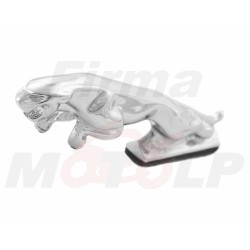 CHROMOWANY METALOWY ORNAMENT NA BŁOTNIK JAGUAR / PANTERA CHOPPER DRAG CRUISER KLASYK