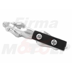 CHROMOWANY METALOWY ORNAMENT NA BŁOTNIK JAGUAR / PANTERA CHOPPER DRAG CRUISER KLASYK