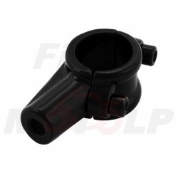 CZARNY METALOWY UCHWYT MOCOWANIE LUSTERKA M10 10MM NA KIEROWNICĘ 22MM