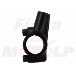 CZARNY METALOWY UCHWYT MOCOWANIE LUSTERKA M10 10MM NA KIEROWNICĘ 22MM