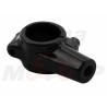 CZARNY METALOWY UCHWYT MOCOWANIE LUSTERKA M10 10MM NA KIEROWNICĘ 22MM