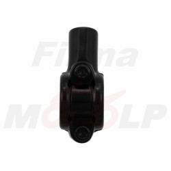 CZARNY METALOWY UCHWYT MOCOWANIE LUSTERKA M8 8MM X 1.25 NA KIEROWNICĘ 22MM