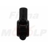 CZARNY METALOWY UCHWYT MOCOWANIE LUSTERKA M8 8MM X 1.25 NA KIEROWNICĘ 22MM