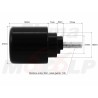 KOŃCÓWKI KIEROWNICY CIĘŻARKI HONDA CB559 919 CBR 600 900 929 954 1000 RR VFR 800 GL1800