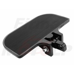 CZARNE METALOWE PODNÓŻKI PODESTY PODŁOGI HARLEY HD H-D CHOPPER DRAG KLASYK CRUISER
