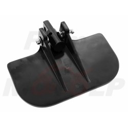 CZARNE METALOWE PODNÓŻKI PODESTY PODŁOGI HARLEY HD H-D CHOPPER DRAG KLASYK CRUISER