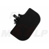 CZARNE METALOWE PODNÓŻKI PODESTY PODŁOGI HARLEY HD H-D CHOPPER DRAG KLASYK CRUISER