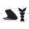TANK PAD + OSŁONY BOCZNE ZBIORNIKA SIDE GRIP DUCATI MONSTER 696 795 796 1100