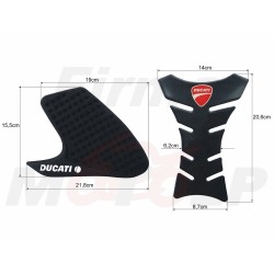 TANK PAD + OSŁONY BOCZNE ZBIORNIKA SIDE GRIP DUCATI MONSTER 696 795 796 1100