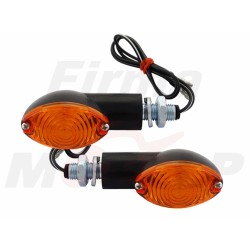 MINI MIGACZE KIERUNKOWSKAZY KIERUNKI CZARNE POMARAŃCZOWE 12V 21W HOMOLOGACJA E11