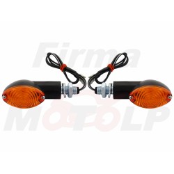 MINI MIGACZE KIERUNKOWSKAZY KIERUNKI CZARNE POMARAŃCZOWE 12V 21W HOMOLOGACJA E11