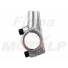 SREBRNY METALOWY UCHWYT MOCOWANIE LUSTERKA M8 8MM NA KIEROWNICĘ 22MM