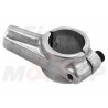 SREBRNY METALOWY UCHWYT MOCOWANIE LUSTERKA M8 8MM NA KIEROWNICĘ 22MM