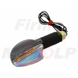 MIGACZE KIERUNKOWSKAZY KIERUNKI UNIWERSALNE CARBON TĘCZA 12V 21W HOMOLOGACJA E11
