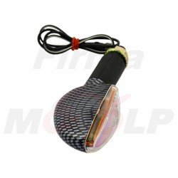 MIGACZE KIERUNKOWSKAZY KIERUNKI UNIWERSALNE CARBON TĘCZA 12V 21W HOMOLOGACJA E11