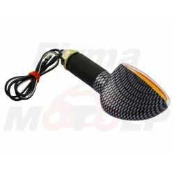 MIGACZE KIERUNKOWSKAZY KIERUNKI UNIWERSALNE CARBON TĘCZA 12V 21W HOMOLOGACJA E11