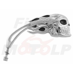 LUSTRA LUSTERKA METALOWE CHROMOWANE CZACHA CZASZKA HARLEY DAVIDSON HD H-D 8MM