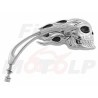 LUSTRA LUSTERKA METALOWE CHROMOWANE CZACHA CZASZKA HARLEY DAVIDSON HD H-D 8MM