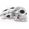 LUSTRA LUSTERKA METALOWE CHROMOWANE CZACHA CZASZKA HARLEY DAVIDSON HD H-D 8MM