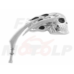 LUSTRA LUSTERKA METALOWE CHROMOWANE CZACHA CZASZKA HARLEY DAVIDSON HD H-D 8MM
