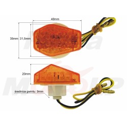 MIGACZE KIERUNKOWSKAZY LED LEDOWE 12V SUZUKI GSF 600 650 1250 BANDIT GSX-R GSX-F GSX SV 650