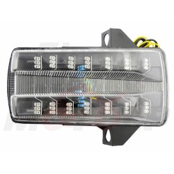 TYLNA LAMPA TYŁ LED BIAŁA CLEAR Z KIERUNKOWSKAZAMI SUZUKI SV 650 1000 roczniki 2003-2012