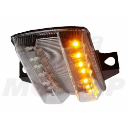 TYLNA LAMPA TYŁ LED BIAŁA CLEAR Z KIERUNKOWSKAZAMI SUZUKI SV 650 1000 roczniki 2003-2012