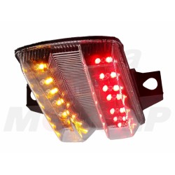 TYLNA LAMPA TYŁ LED BIAŁA CLEAR Z KIERUNKOWSKAZAMI SUZUKI SV 650 1000 roczniki 2003-2012