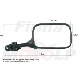 LUSTRO LUSTERKO YAMAHA FZR 600 GENESIS TRX 850 TZR 125 YZF 600 750 THUNDERCAT HOMOLOGACJA E9