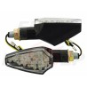MIGACZE KIERUNKOWSKAZY 20 LED LEDOWE CZARNE 12V 0,8W HOMOLOGACJA E11