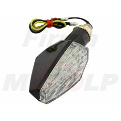 MIGACZE KIERUNKOWSKAZY 20 LED LEDOWE CZARNE 12V 0,8W HOMOLOGACJA E11