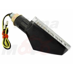 MIGACZE KIERUNKOWSKAZY 20 LED LEDOWE CZARNE 12V 0,8W HOMOLOGACJA E11