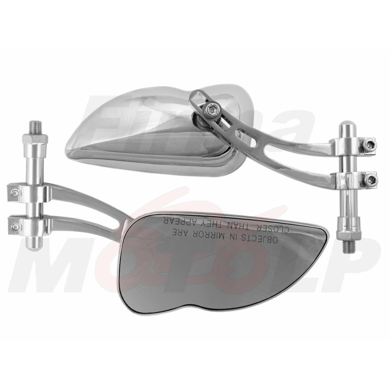 LUSTRA LUSTERKA CHROM METAL M10 KAWASAKI EL BN 125 250 ELIMINATOR