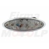 TYLNA LAMPA TYŁ UNIWERSALNA LEDOWA LED 12V 1,5 / 0,5W CHROM HOMOLOGACJA E8