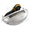 TYLNA LAMPA TYŁ UNIWERSALNA LEDOWA LED 12V 1,5 / 0,5W CHROM HOMOLOGACJA E8