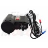 MOTOCYKLOWE GNIAZDO 2X USB ZAPALNICZKI OUT DC 5V / 3.1A - UCHWYT OTWÓR 12MM