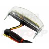 TYLNA LAMPA TYŁ LEDOWA LED BIAŁA 12V 0,9/0,06W UNIWERSALNA HOMOLOGACJA E11
