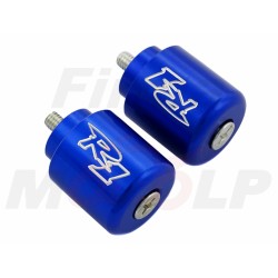 KOŃCÓWKI ZAKOŃCZENIA KIEROWNICY CIĘŻARKI NIEBIESKIE YAMAHA YZF 1000 R1 roczniki 1998-2008