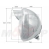 REFLEKTOR PRZEDNIA LAMPA PRZÓD CHROM METAL YAMAHA XVS 650 1100 DRAG STAR HOMOLOGACJA E4