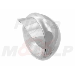 REFLEKTOR PRZEDNIA LAMPA PRZÓD CHROM METAL YAMAHA XVS 650 1100 DRAG STAR HOMOLOGACJA E4