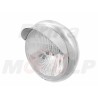 REFLEKTOR PRZEDNIA LAMPA MOTOCYKLOWA PRZÓD CHROM METAL 7 1/2 CALA HOMOLGACJA E4