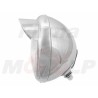REFLEKTOR PRZEDNIA LAMPA MOTOCYKLOWA PRZÓD CHROM METAL 7 1/2 CALA HOMOLGACJA E4