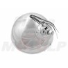 REFLEKTOR PRZEDNIA LAMPA MOTOCYKLOWA PRZÓD CHROM METAL 7 1/2 CALA HOMOLGACJA E4
