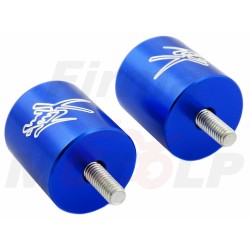 KOŃCÓWKI ZAKOŃCZENIA KIEROWNICY CIĘŻARKI NIEBIESKIE SUZUKI GSX-R GSX 1300 R GSXR HAYABUSA