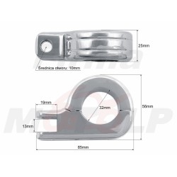 UCHWYTY MOCOWANIA OBEJMY ADAPTERY PODNÓŻKÓW HARLEY DAVIDSON HD H-D NA GMOLE 32MM 1 1/4 CALA