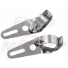 UCHWYTY MOCOWANIA REFLEKTORA PRZEDNIEJ LAMPY PRZÓD CHROM OBEJMA RURY 36MM - 49MM