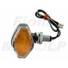 MIGACZE KIERUNKOWSKAZY KIERUNKI CARBON 12V 21W ŚRUBA M10 HOMOLOGACJA E11