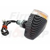 MIGACZE KIERUNKOWSKAZY KIERUNKI CARBON 12V 21W ŚRUBA M10 HOMOLOGACJA E11